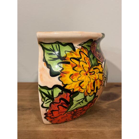 Patricia Gabling Paquin Ceramic Wall Bowl 1998 Niagara-on-the-Lake Signed 1/1 - Picture 4 of 8